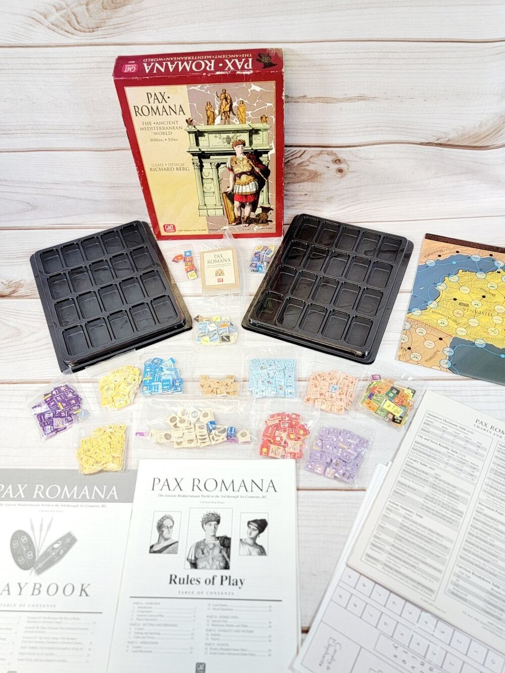 Pax Romana The Ancient Mediterranean World GMT Games 1st Edition 2006 Complete